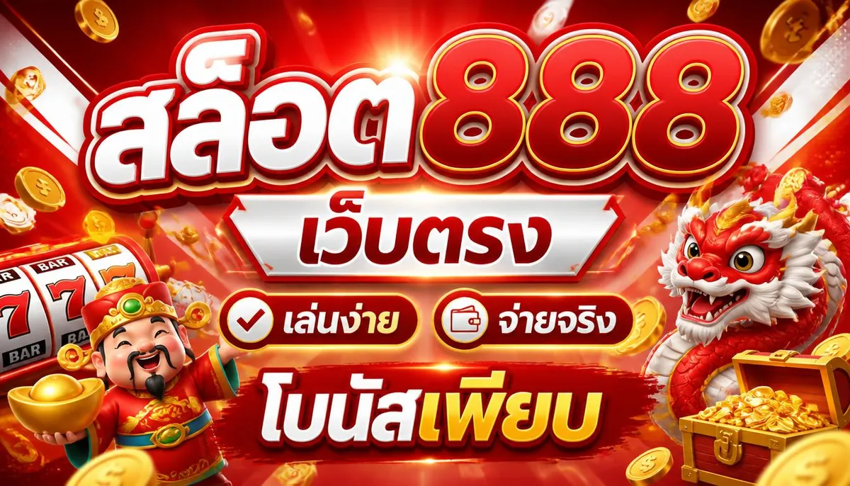 สล็อต888 เว็บตรง เล่นง่าย จ่ายจริง โบนัสเพียบ